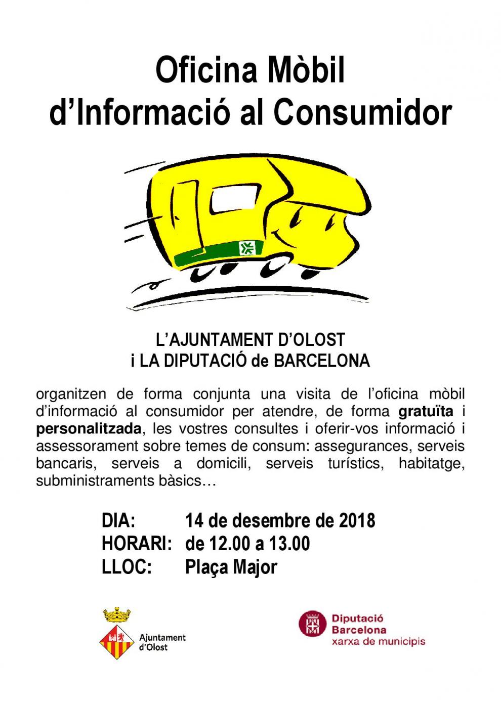 Visita de l'oficina mòbil d'atenció al consumidor